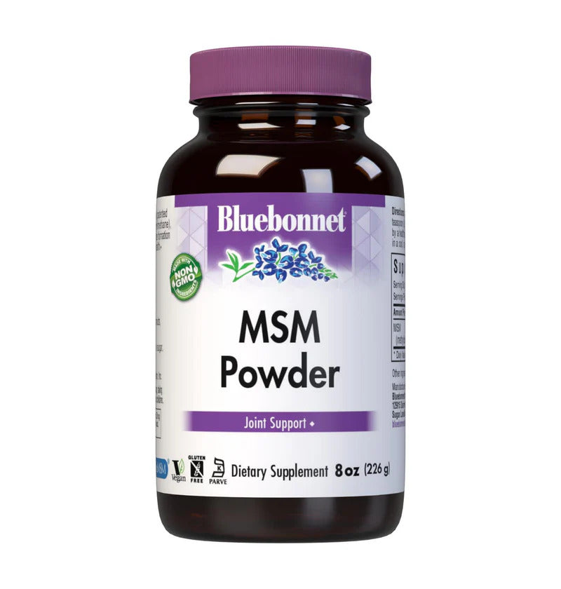 Bluebonnet, MSM Powder, 8 oz (226 g) UPC 743715009615 | Hilife Vitamins
