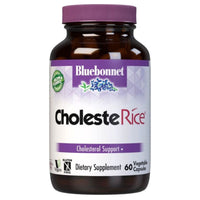 Bluebonnet, CholesteRice®, 60 Vegetable Capsules UPC 743715011311 | Hilife Vitamins