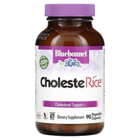 Bluebonnet, CholesteRice®, 90 Vegetarian Capsules UPC 743715011328 | Hilife Vitamins