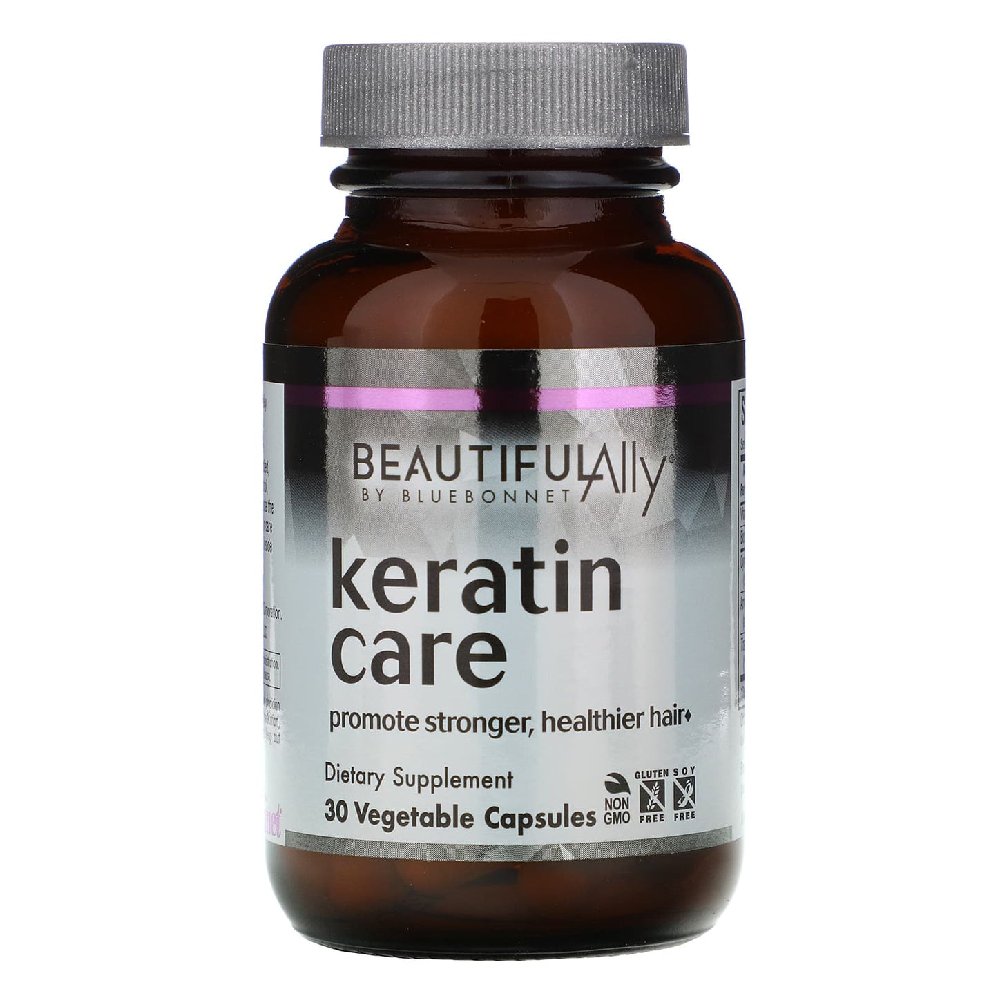 Bluebonnet, BEAUTIFUL ALLY® KERATIN CARE™, 30 Vegetarian Capsules UPC 743715015180 | Hilife Vitamins