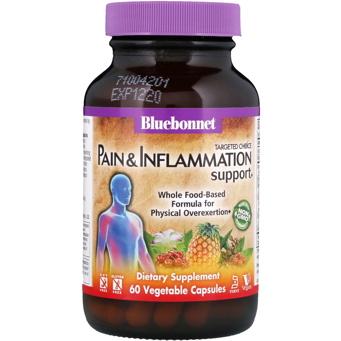 Bluebonnet, Targeted Choice Pain & Inflammation Support, 60 Vegetarian Capsules UPC 743715020306 | Hilife Vitamins