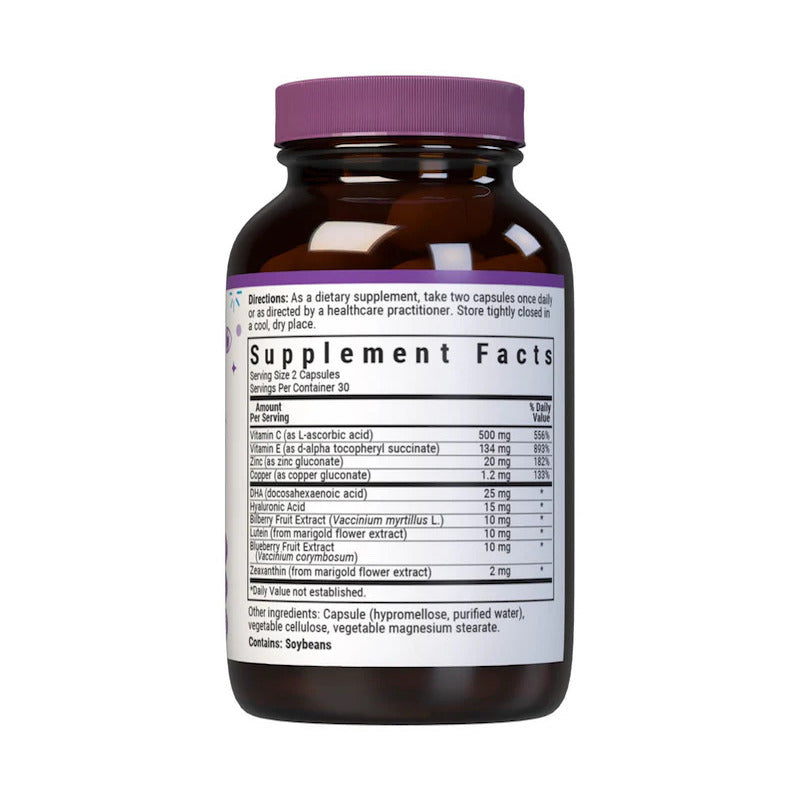 Bluebonnet, Eye Care, 90 Vegetable Capsules UPC 743715020344 | Hilife Vitamins