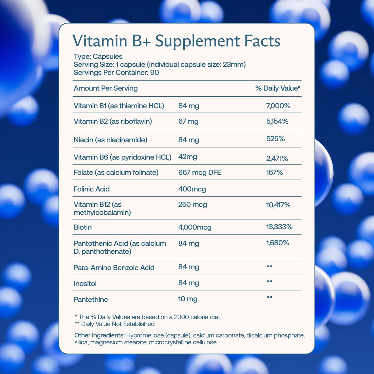 BodyBio, Vitamin B+, 90 Capsules UPC 743474898109 | Hilife Vitamins