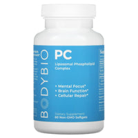 BodyBio, Liposomal Phospholipid Complex, 60 Non-GMO Softgels UPC 743474915806 | HiLife Vitamins