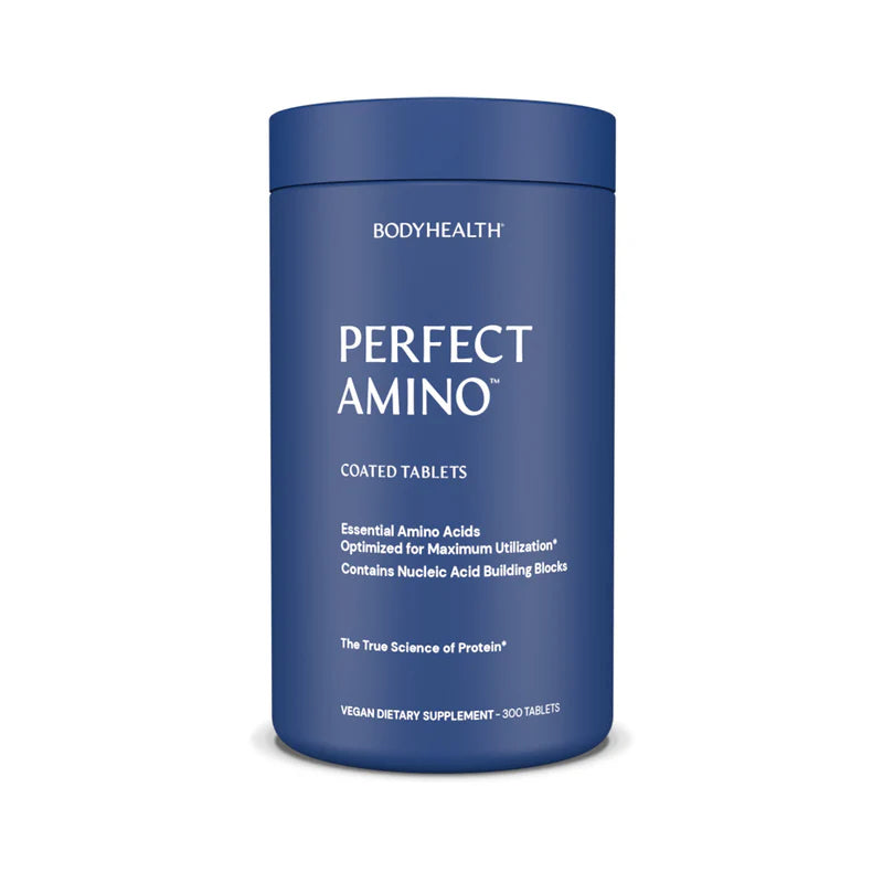 Bodyhealth, Perfect Amino, 300 Coated Tablets UPC 850039655562 | HiLife Vitamins
