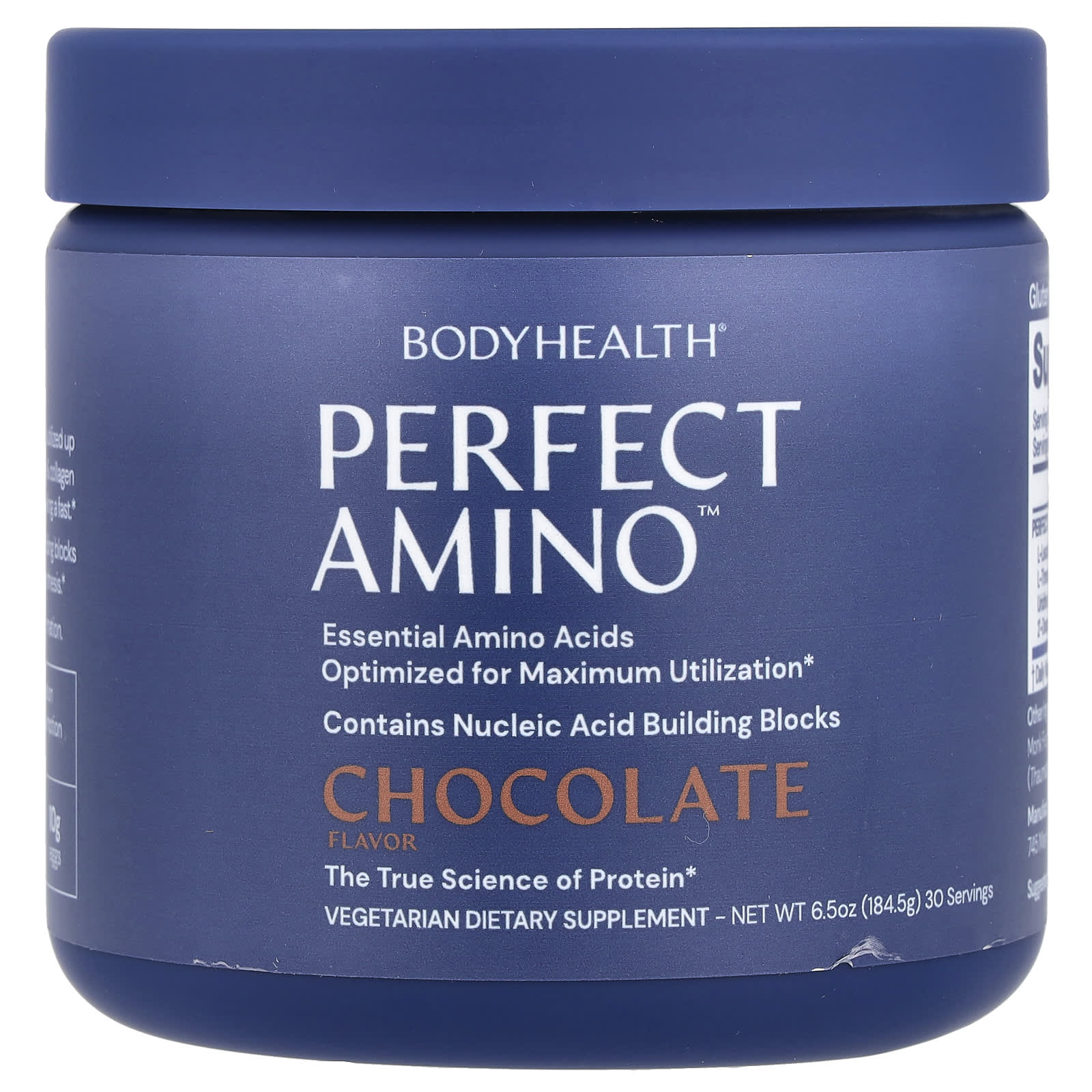 Bodyhealth, Perfect Amino™, Chocolate Flavor, 6.5 oz (184.5 g) 30 Servings UPC 850041072852 | HiLife Vitamins