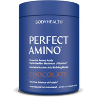 Bodyhealth, Perfect Amino™, Chocolate Flavor, 13 oz (369g) 60 Servings UPC 850041072869 | HiLife Vitamins