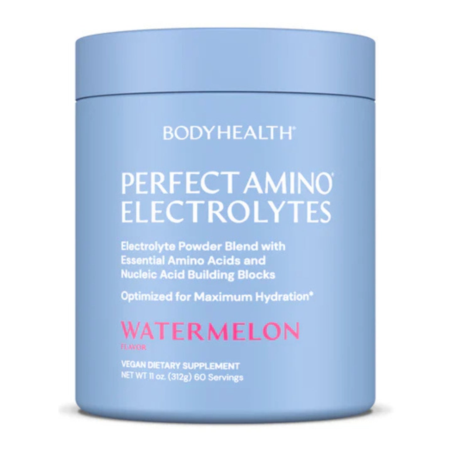 Bodyhealth, Perfect Amino™ Electrolytes, Watermelon, 11 oz (312 g) UPC 850055756441 | HiLife Vitamins
