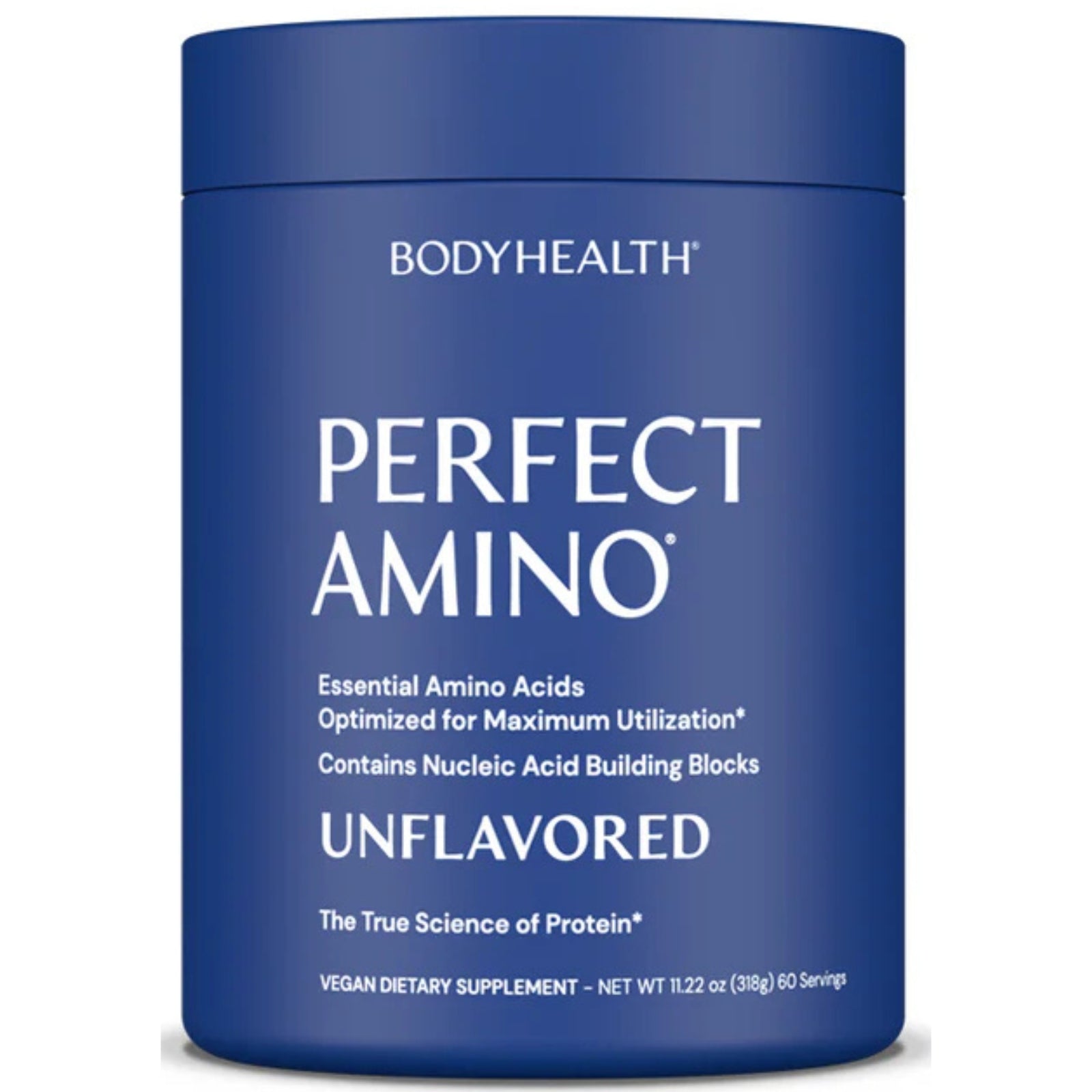 Bodyhealth, Perfect Amino Powder, Unflavored, 11.22 oz (318g) UPC 850055756588 | HiLife Vitamins