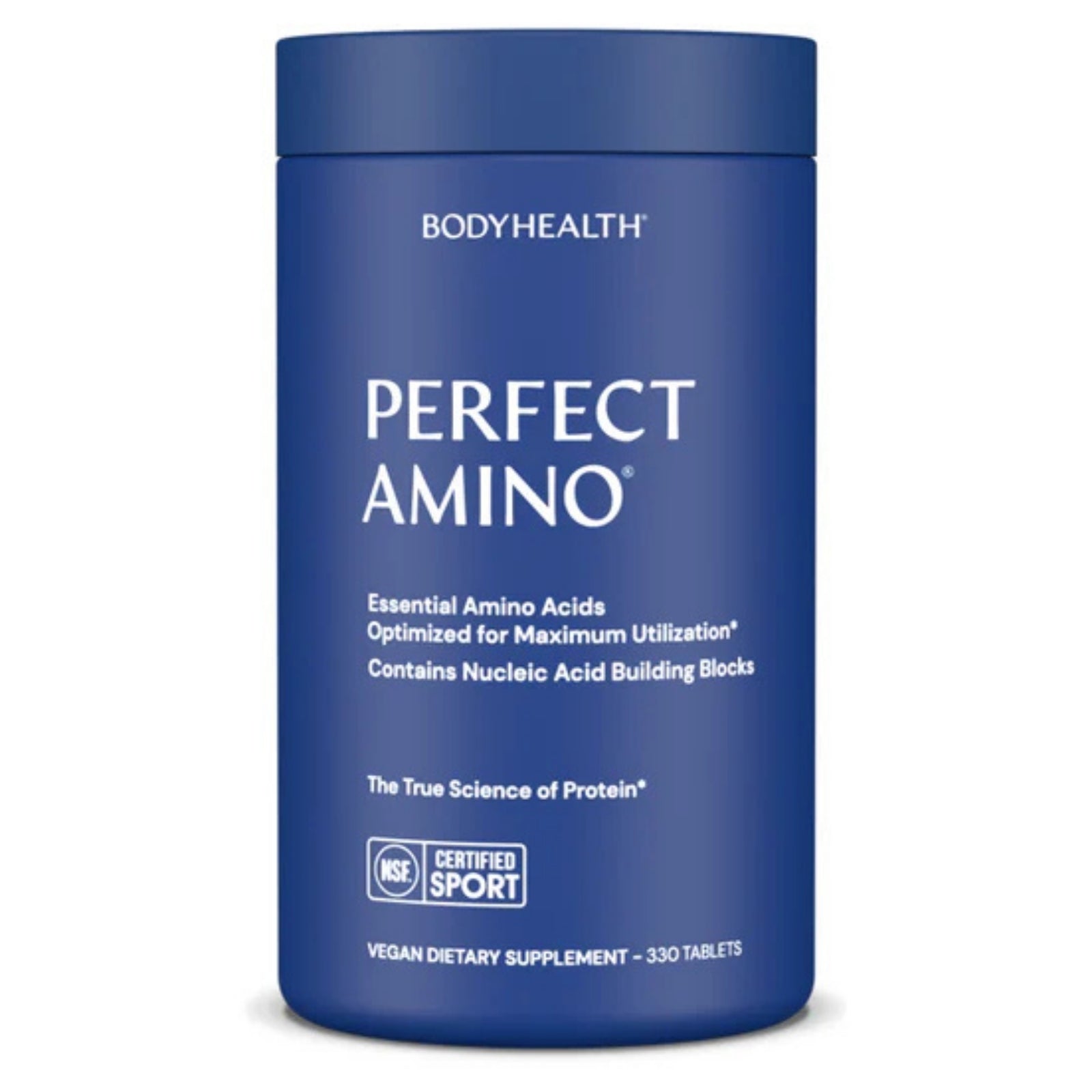 Bodyhealth, Perfect Amino, NSF Certified for Sport, 330 Tablets UPC 850055756816 | HiLife Vitamins