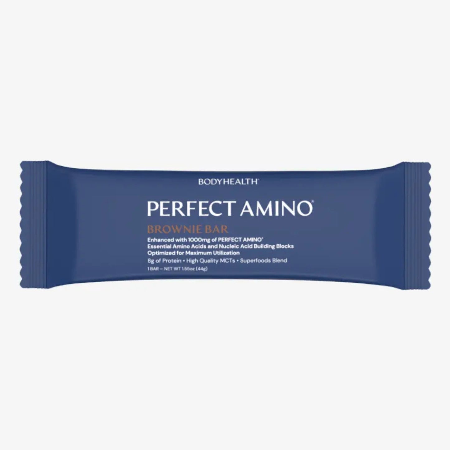 Bodyhealth, Perfect Amino Bar, Brownie Flavor, 1 Bar UPC 850073935064 | HiLife Vitamins