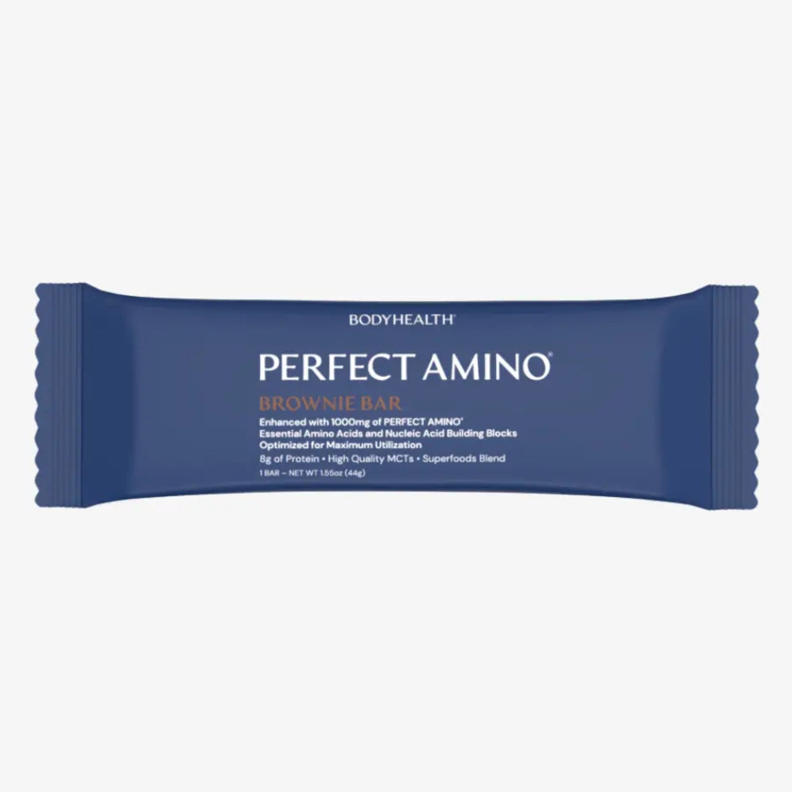 Bodyhealth, Perfect Amino Bar, Brownie Flavor, 1 Bar UPC 850073935064 | HiLife Vitamins