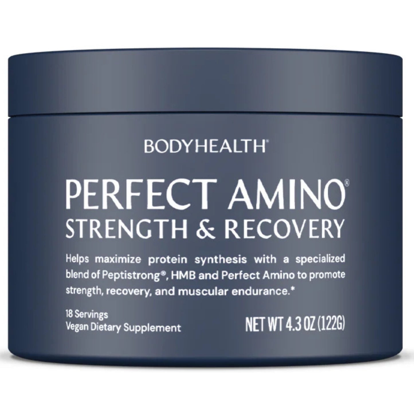 Bodyhealth, Perfect Amino Strength & Recovery, 4.3 OZ (122G) UPC 850073935224 | HiLife Vitamins
