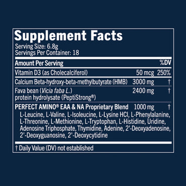 Bodyhealth, Perfect Amino Strength & Recovery, 4.3 OZ (122G) UPC 850073935224 | HiLife Vitamins