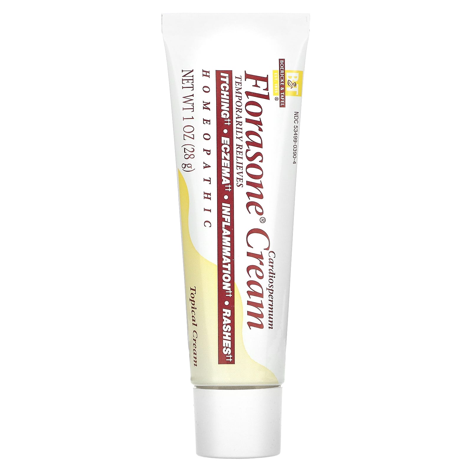 Boericke & Tafel, Florasone Cardiospermum Cream, 1 Oz UPC 308078503905 | Hilife Vitamins