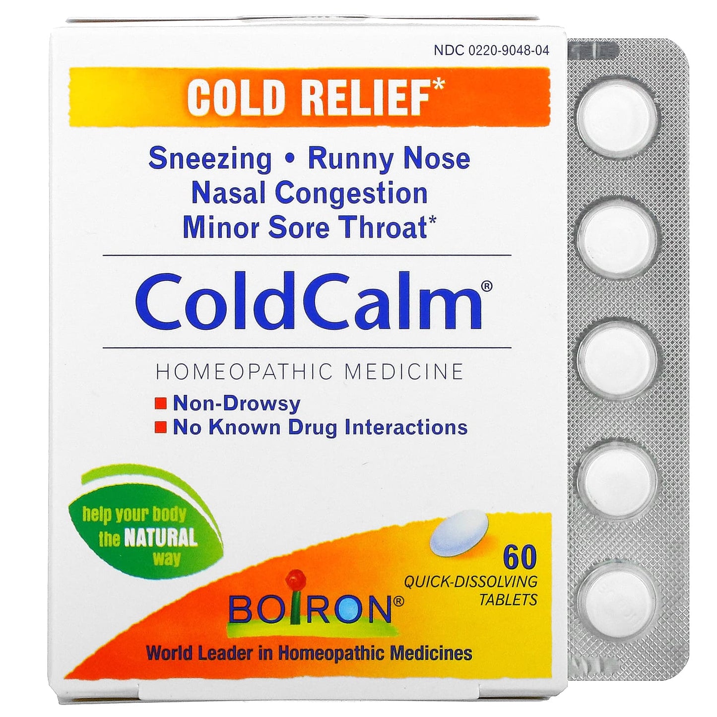 Boiron, Coldcalm, 60 Tablets UPC 306962607609 | Hilife Vitamins