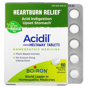 Boiron, Acidil, 60 Tablets - 306962608606 | Hilife Vitamins