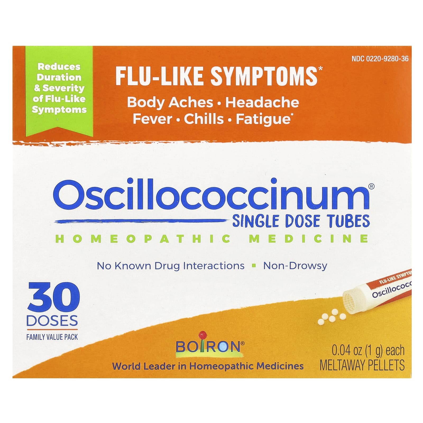 Boiron, Oscillococcinum, 30 Pellets UPC 306962878245 | Hilife Vitamins