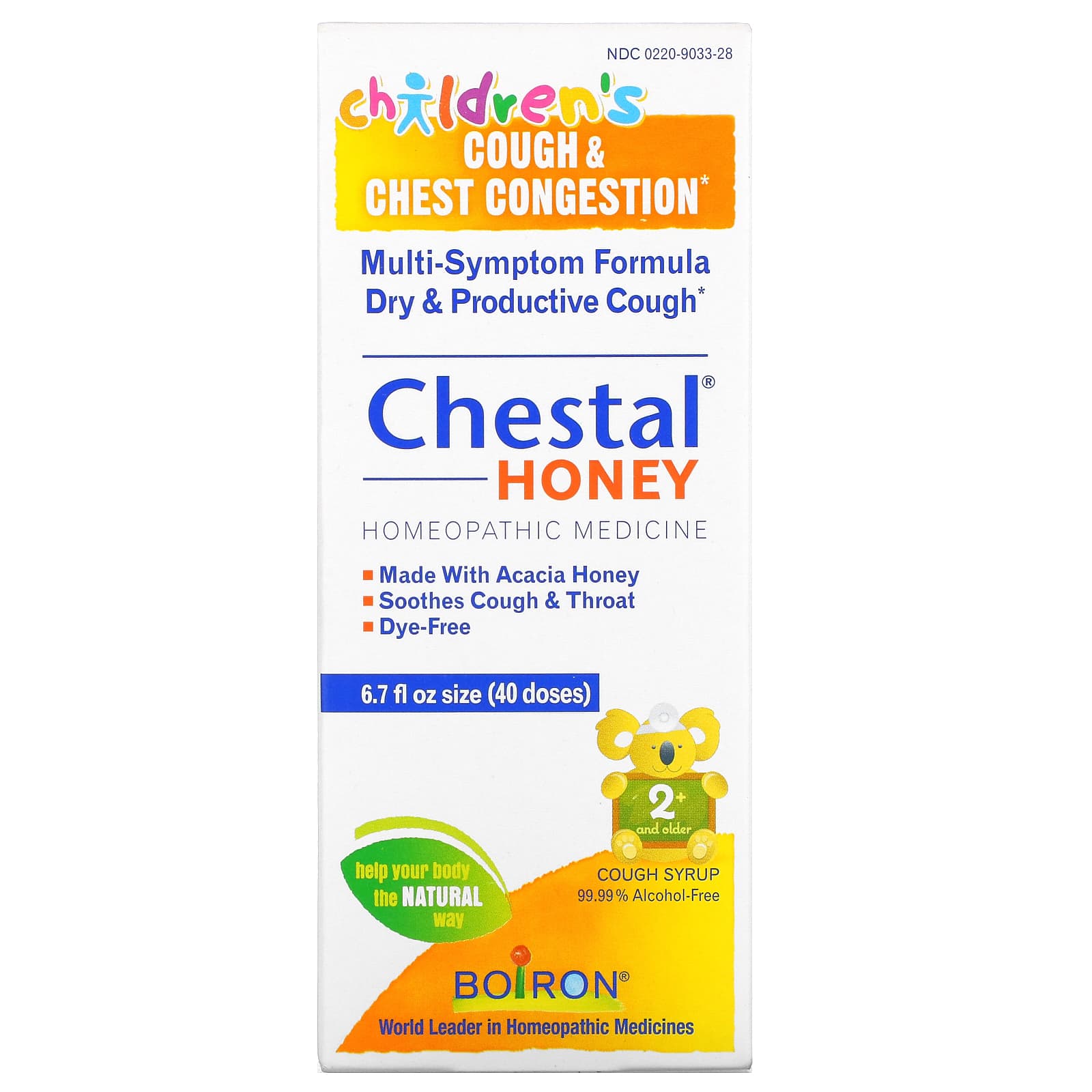 Boiron, Chestal Child Honey, 6.7 Oz Paste UPC 306969033289 | Hilife Vitamins