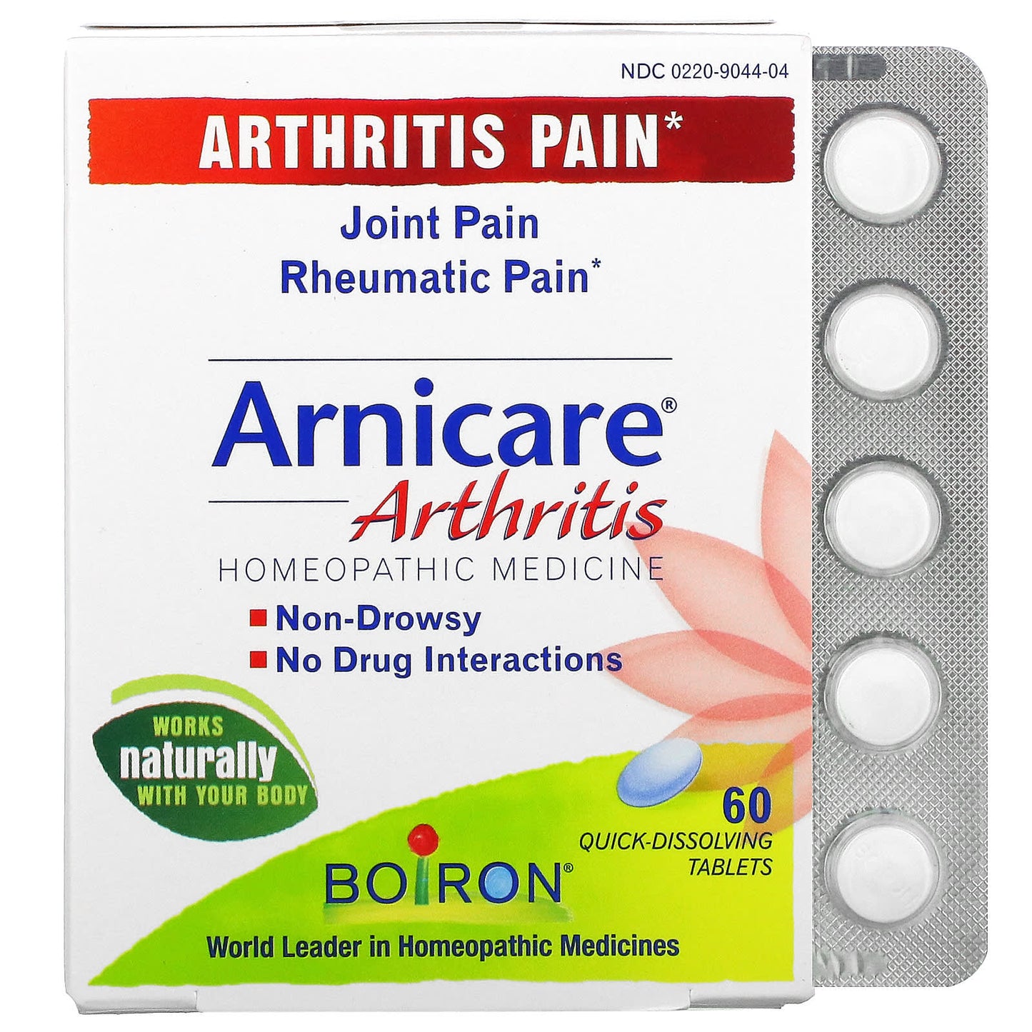 Boiron, Arnicare Arthritis, 60 Tablets UPC 306969044049 | Hilife Vitamins