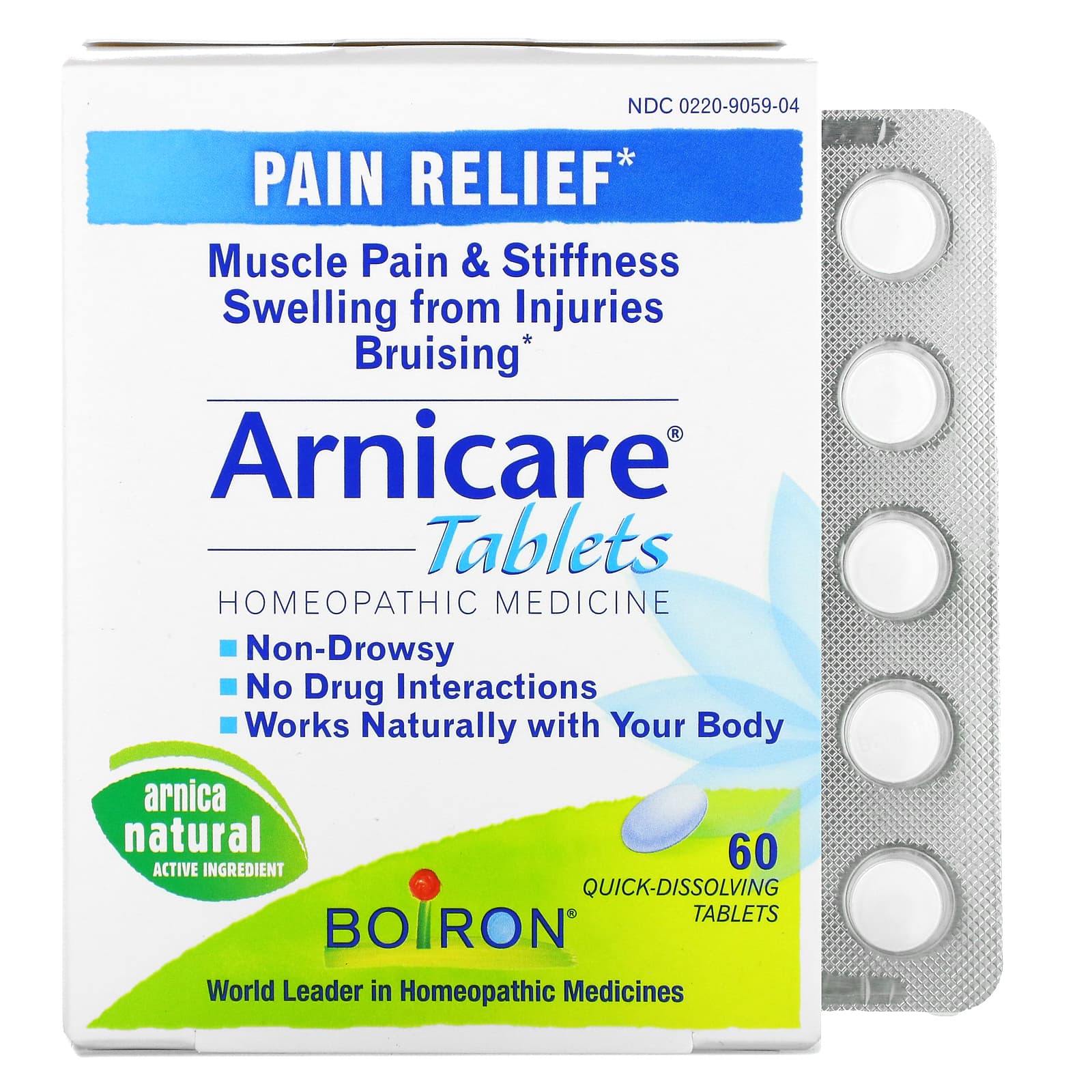 Boiron, Arnicare, 60 Tablets UPC 306969059043 | Hilife Vitamins