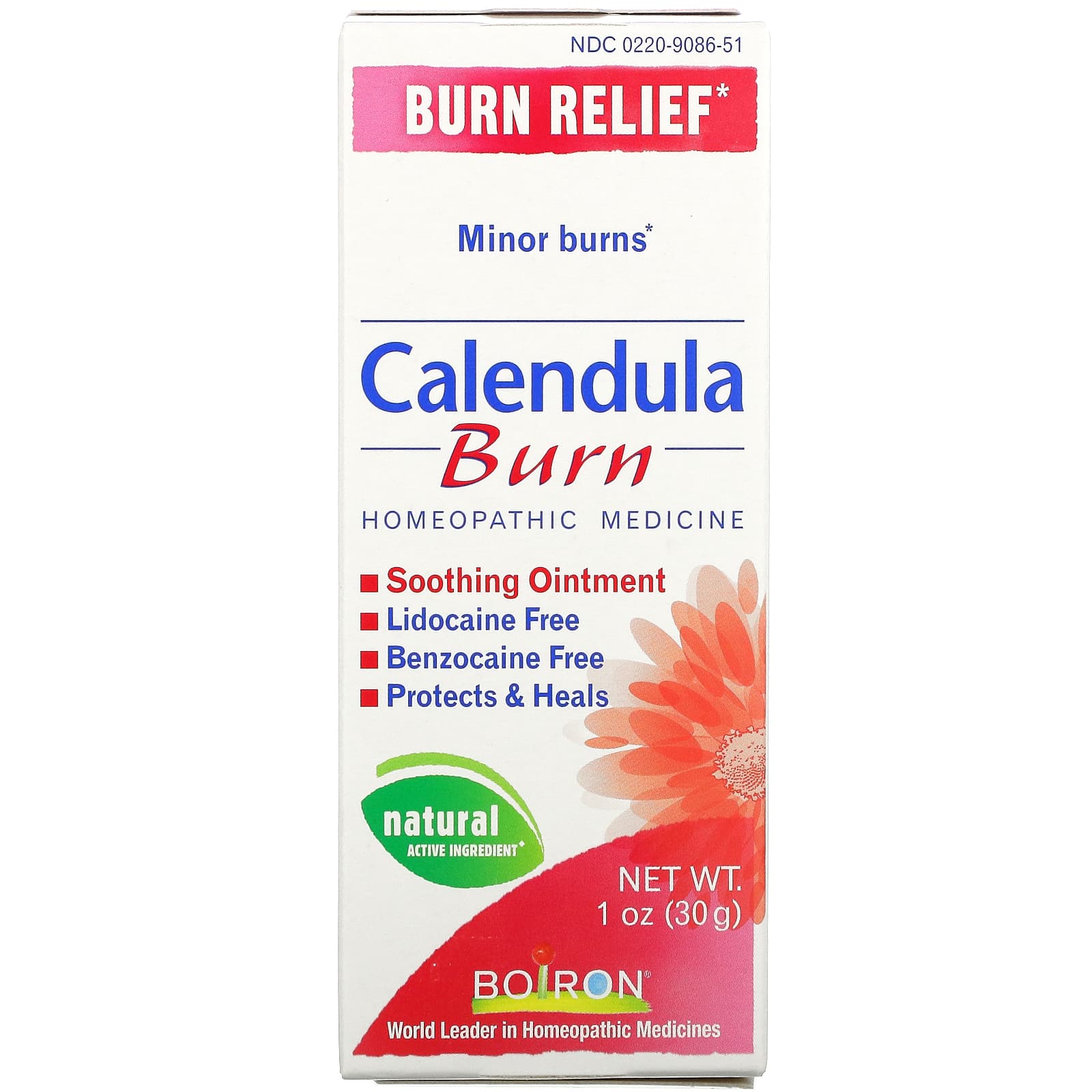 Boiron, Calendula Burn, 1 Oz ointmint UPC 306969086506 | Hilife Vitamins