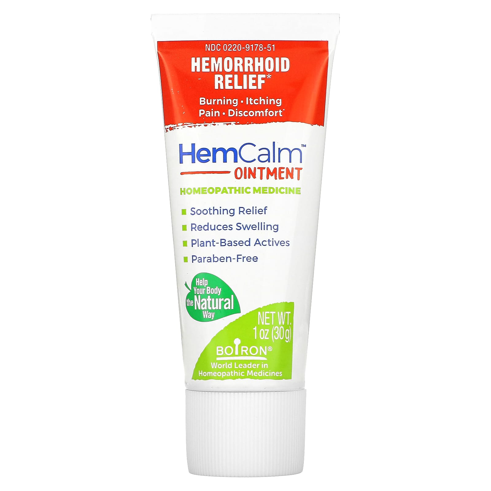 Boiron, HemCalm Ointment, 1 Oz UPC 306969120514 | Hilife Vitamins