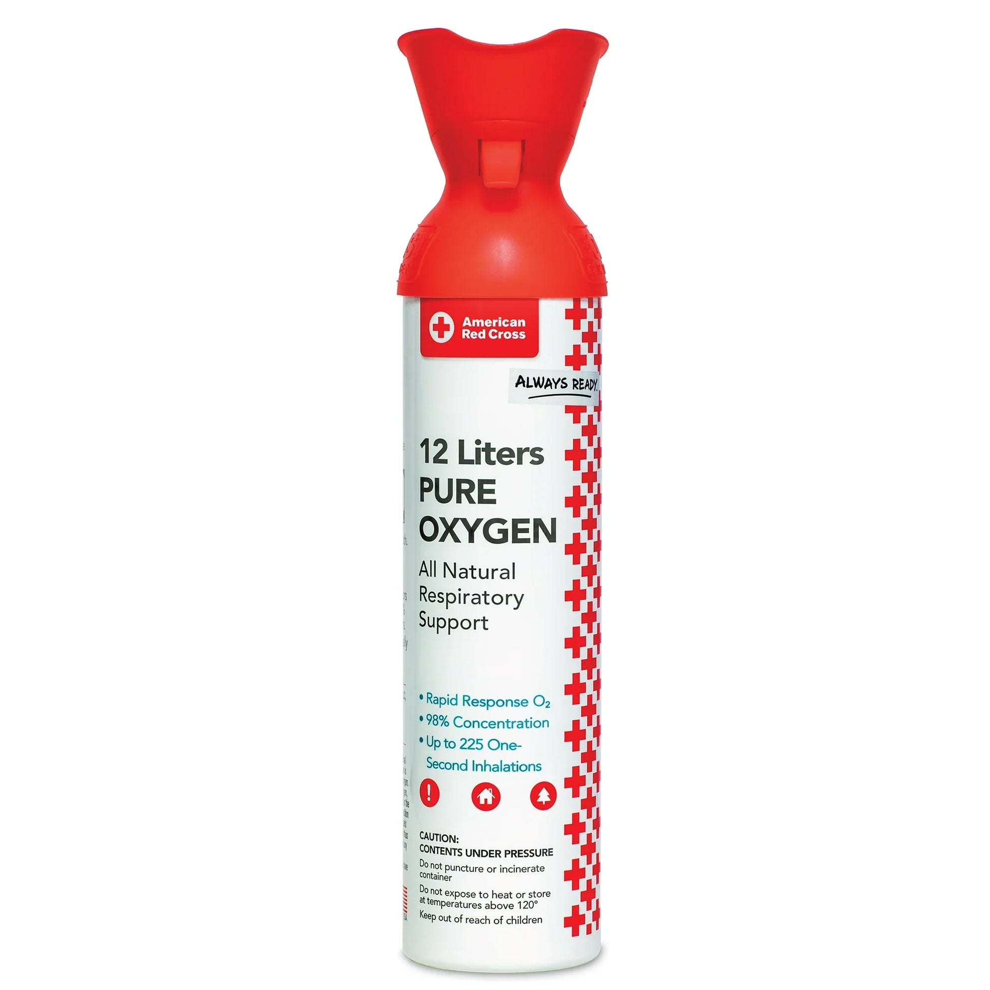 Boost Oxygen, American Red Cross Oxygen Canister, 12 Liters UPC 637866911012 | Hilife Vitamins