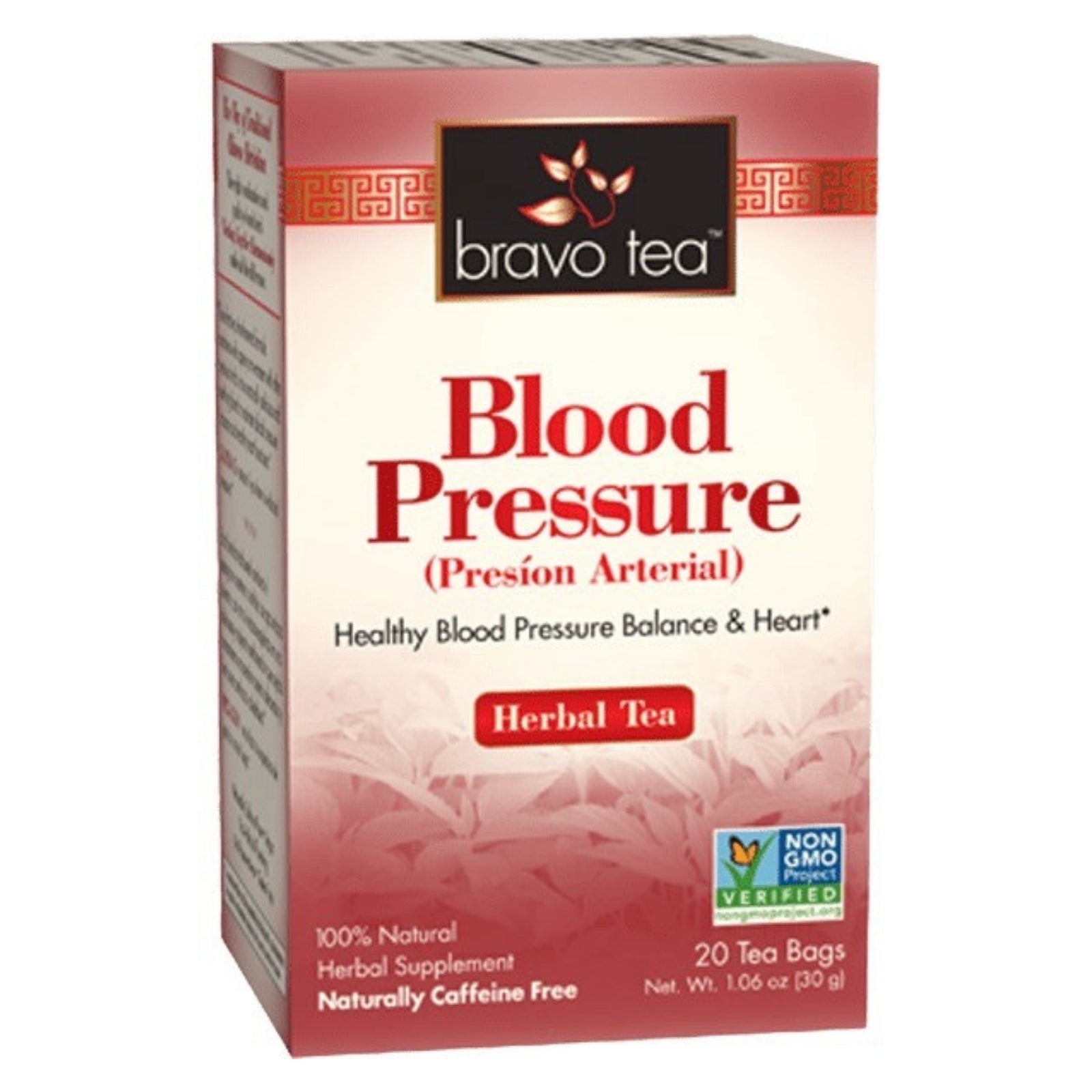 Bravo Tea, Blood Pressure Herbal Tea, 20 Tea Bags UPC 855533005004 | Hilife Vitamins