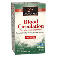 Bravo Tea, Blood Circulation Herbal Tea, 20 Tea Bags UPC 855533005363 | Hilife Vitamins