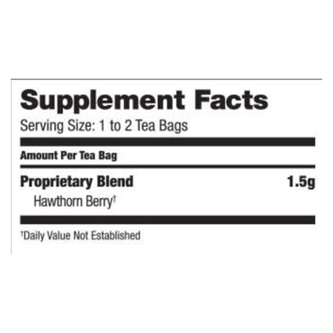 Bravo Tea, Hawthorn Berry, 20 Tea Bags UPC 855533005622 | Hilife Vitamins