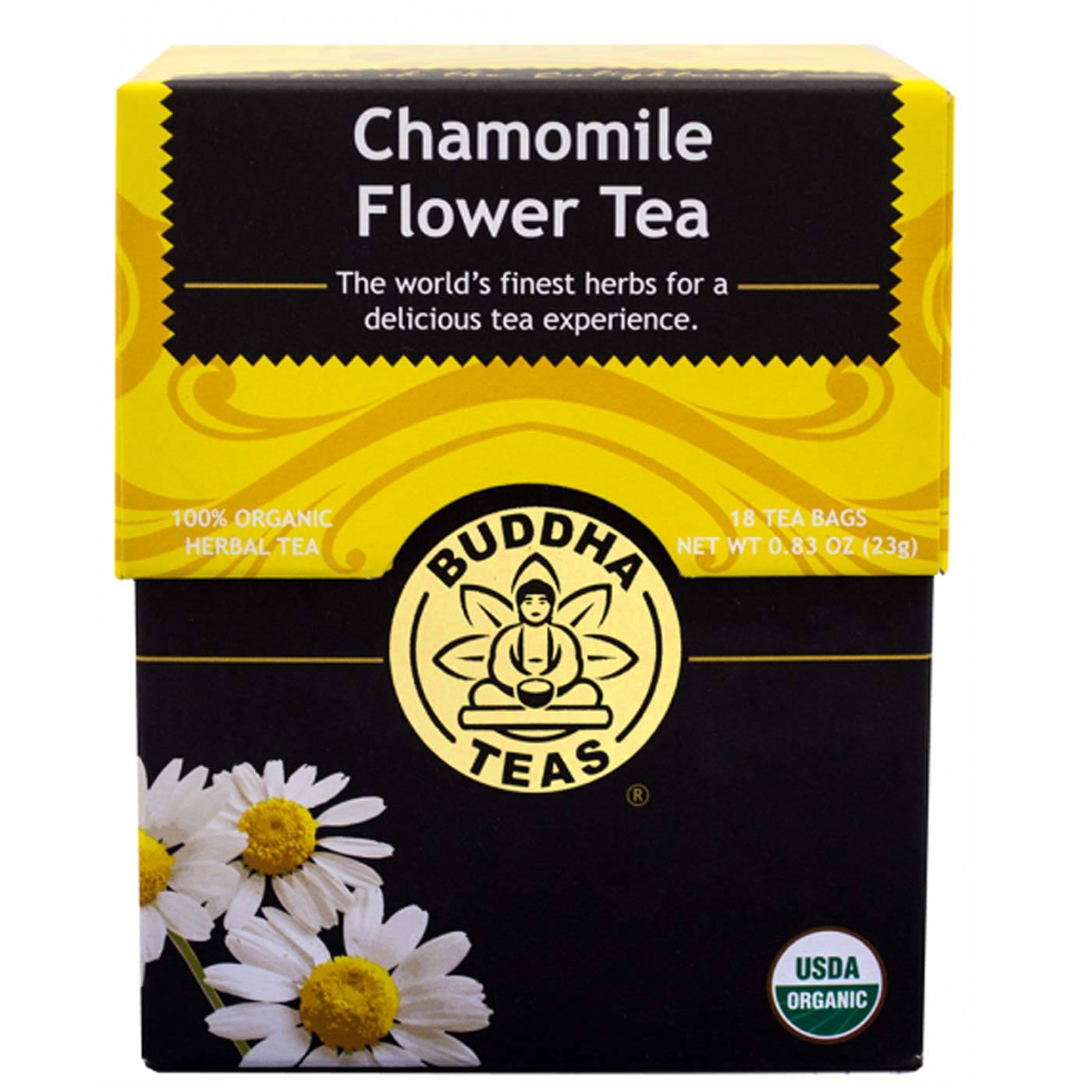 Buddha Teas, Chamomile Tea, 18 Tea Bags UPC 819005010149 | Hilife Vitamins