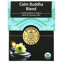 Buddha Teas, Calm Buddha Blend, 18 Tea Bags UPC 819005011528 | Hilife Vitamins