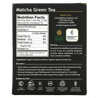 Buddha Teas, Matcha Green Tea, 18 Bags UPC 819005011610 | Hilife Vitamins