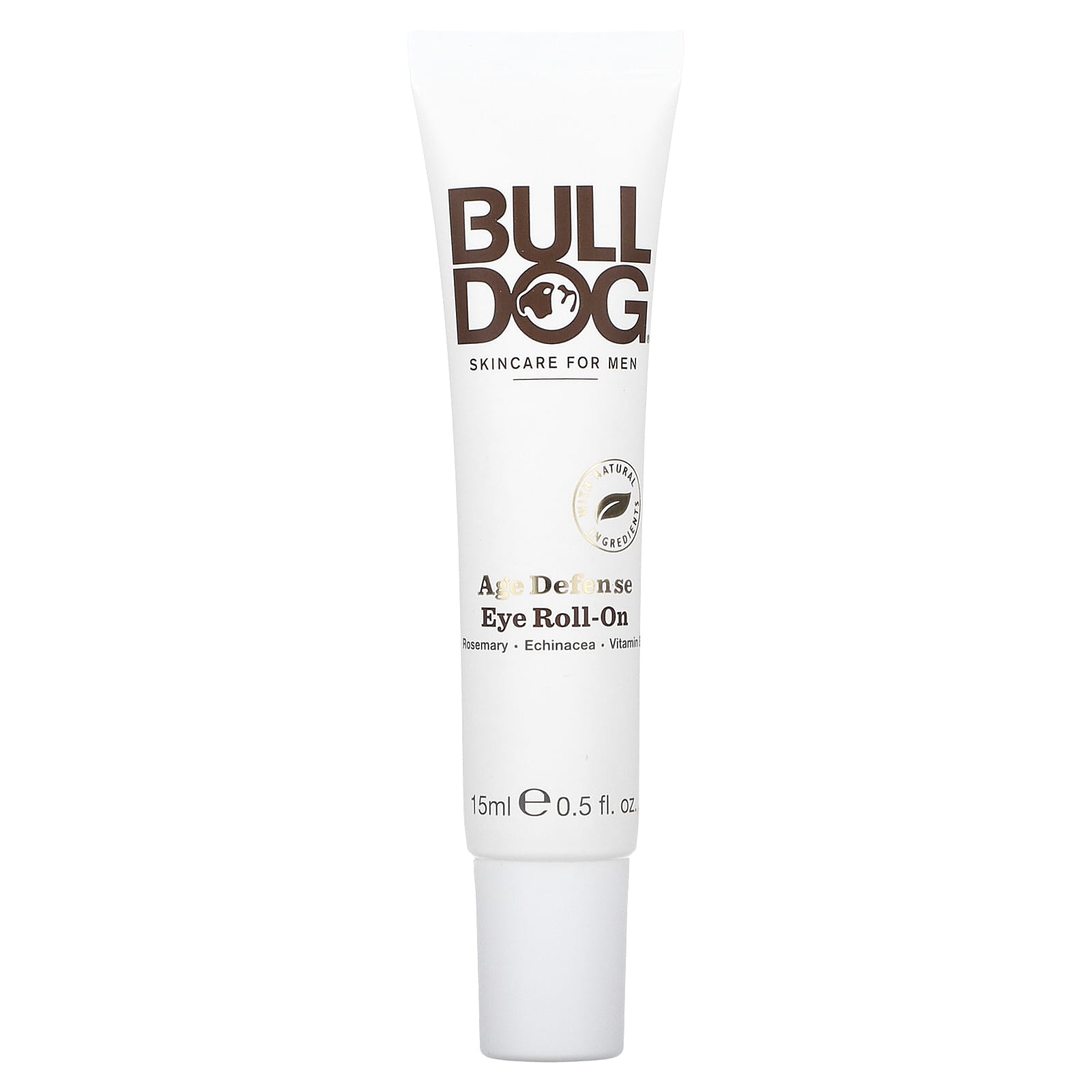 Bulldog Skincare For Men, Age Defense Eye Roll-On, 0.5 fl oz (15 ml) UPC 841058001850 | Hilife Vitamins