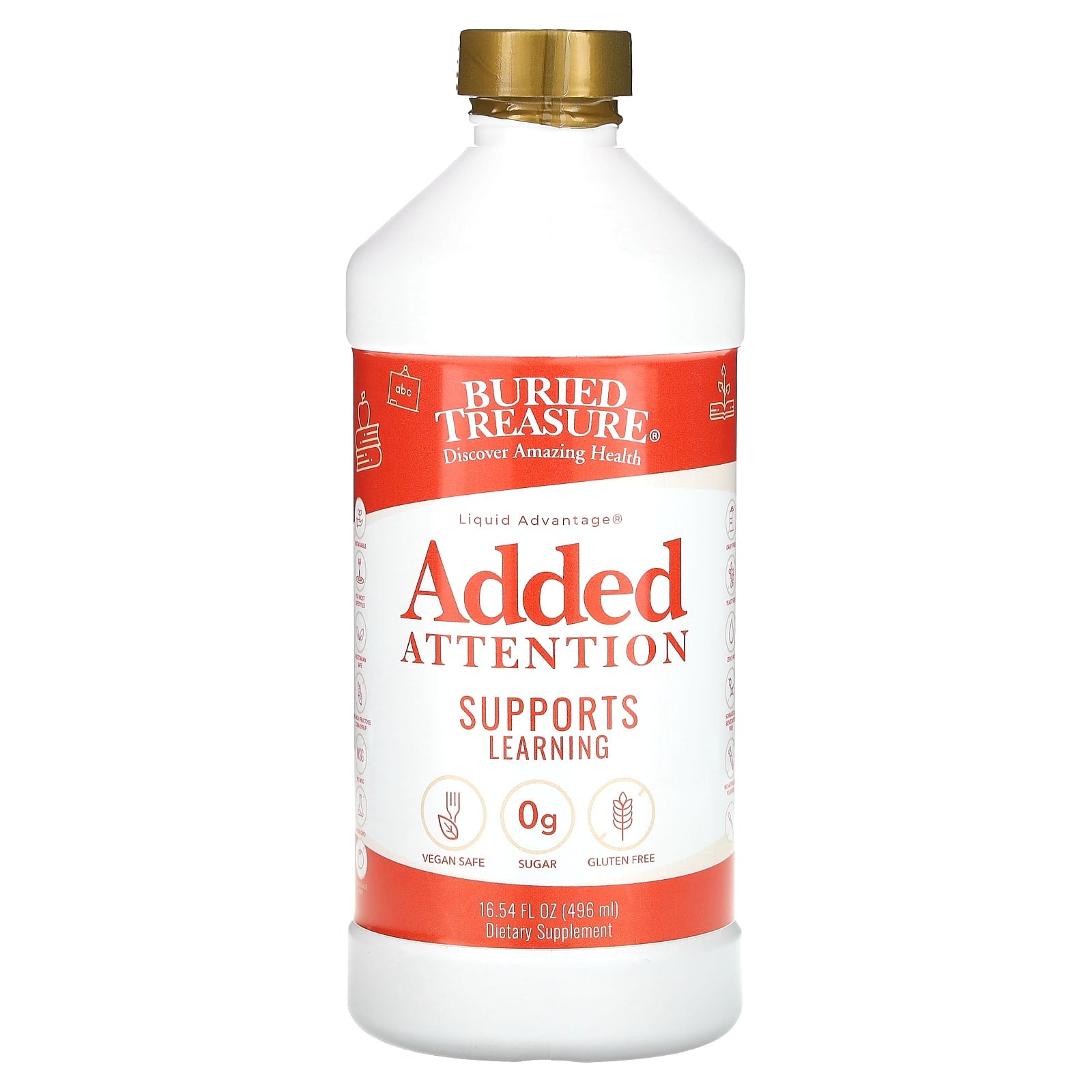 Buried Treasure, Added Attention, 16 Oz UPC 016055456761 | Hilife Vitamins