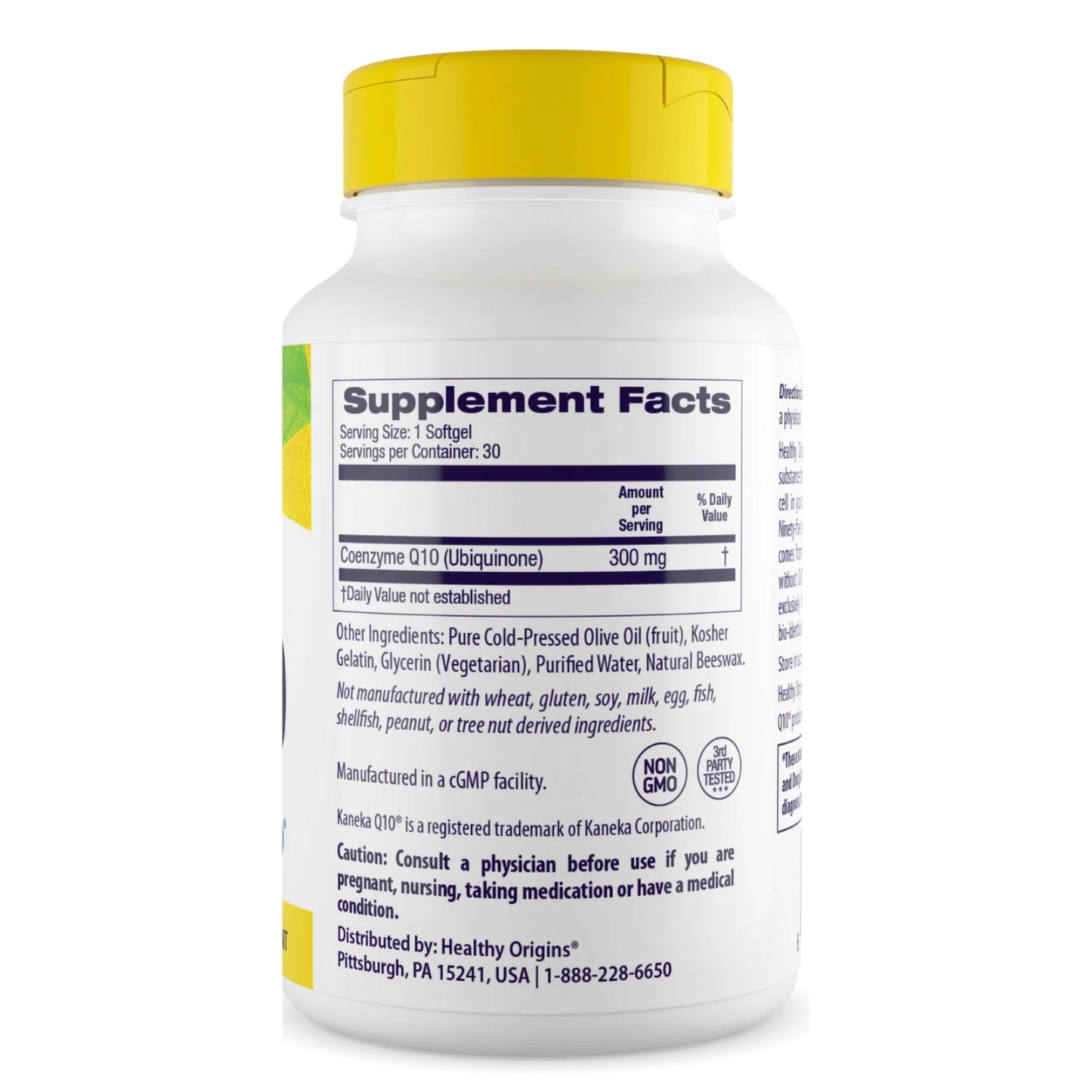 Healthy Origins, Coq10 300 mg Kaneka Q10, 150 Softgels UPC 603573350239 | HiLife Vitamins