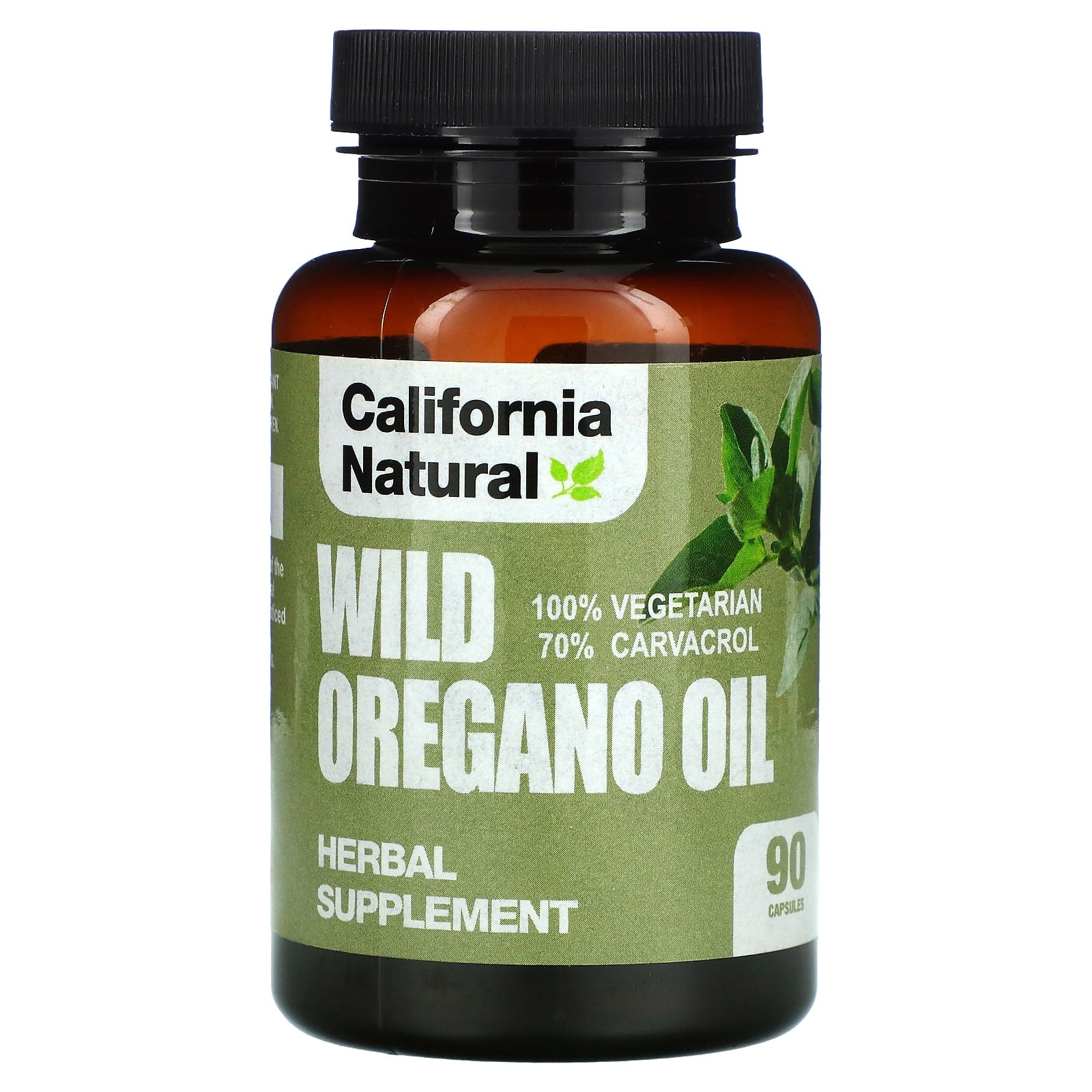 California Natural, Wild Oregano Oil 510mg, 90 Capsules UPC 011821740907 | Hilife Vitamins