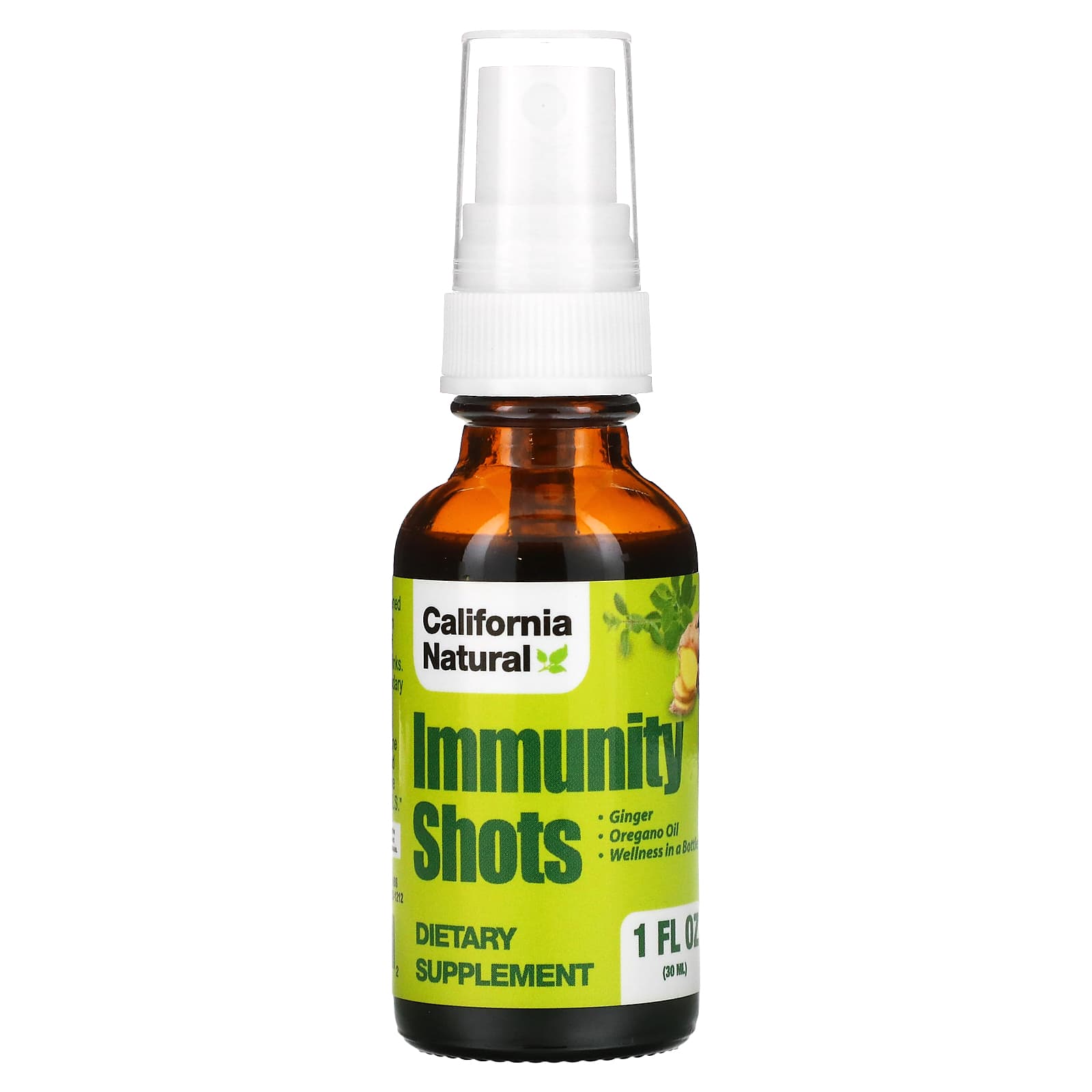 California Natural, Immunity Shot Spray, 1 Oz UPC 011821741102 | Hilife Vitamins