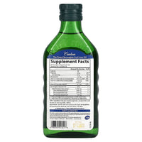 Carlson Labs, Norwegian Cod Liver Oil Liquid Natural, 8.4 Oz UPC 088395013218 | HiLife Vitamins