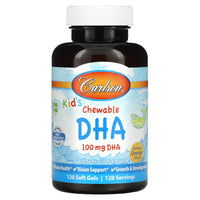 Carlson Labs, Kids DHA, 120 Soft Gels UPC 088395015717 | HiLife Vitamins