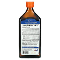 Carlson Labs, Very Finest Fish Oil Orange, 16.9 Oz UPC 088395016554 | HiLife Vitamins