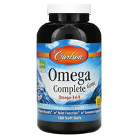 Carlson Labs, Omega-3 plus GLA, 180 Softgels UPC 088395017339 | HiLife Vitamins