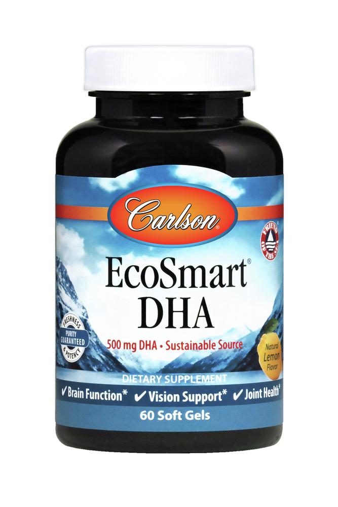 Carlson Labs, CalaDHA 500 mg, 60 Softgels UPC 088395018169 | HiLife Vitamins