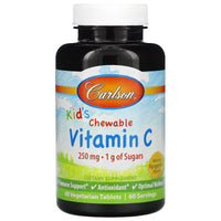 Carlson Labs, Scooter Rabbit C 250mg, 60 Chewables UPC 088395031007 | HiLife Vitamins
