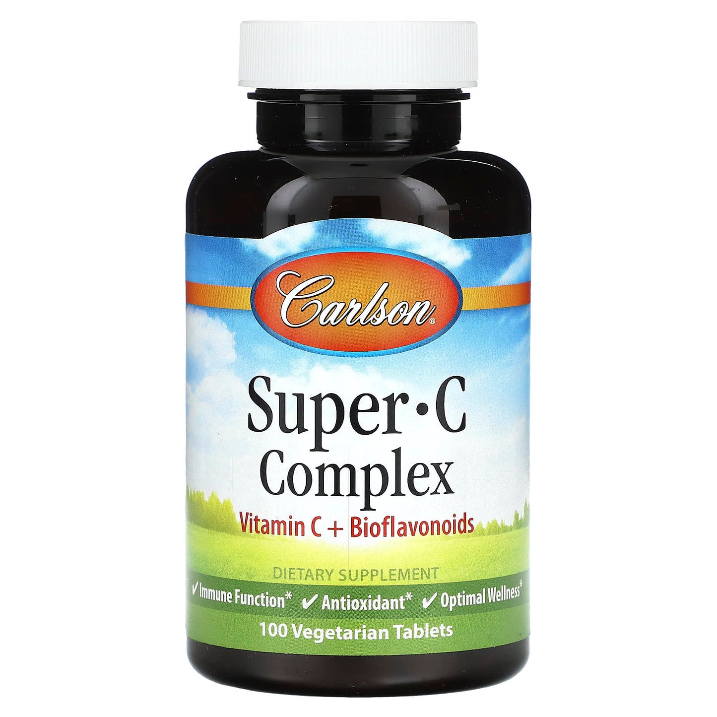 Carlson Labs, Super-C-Complex, 100 Tablets UPC 088395032516 | HiLife Vitamins