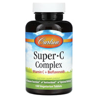 Carlson Labs, Super-C-Complex, 100 Tablets UPC 088395032516 | HiLife Vitamins