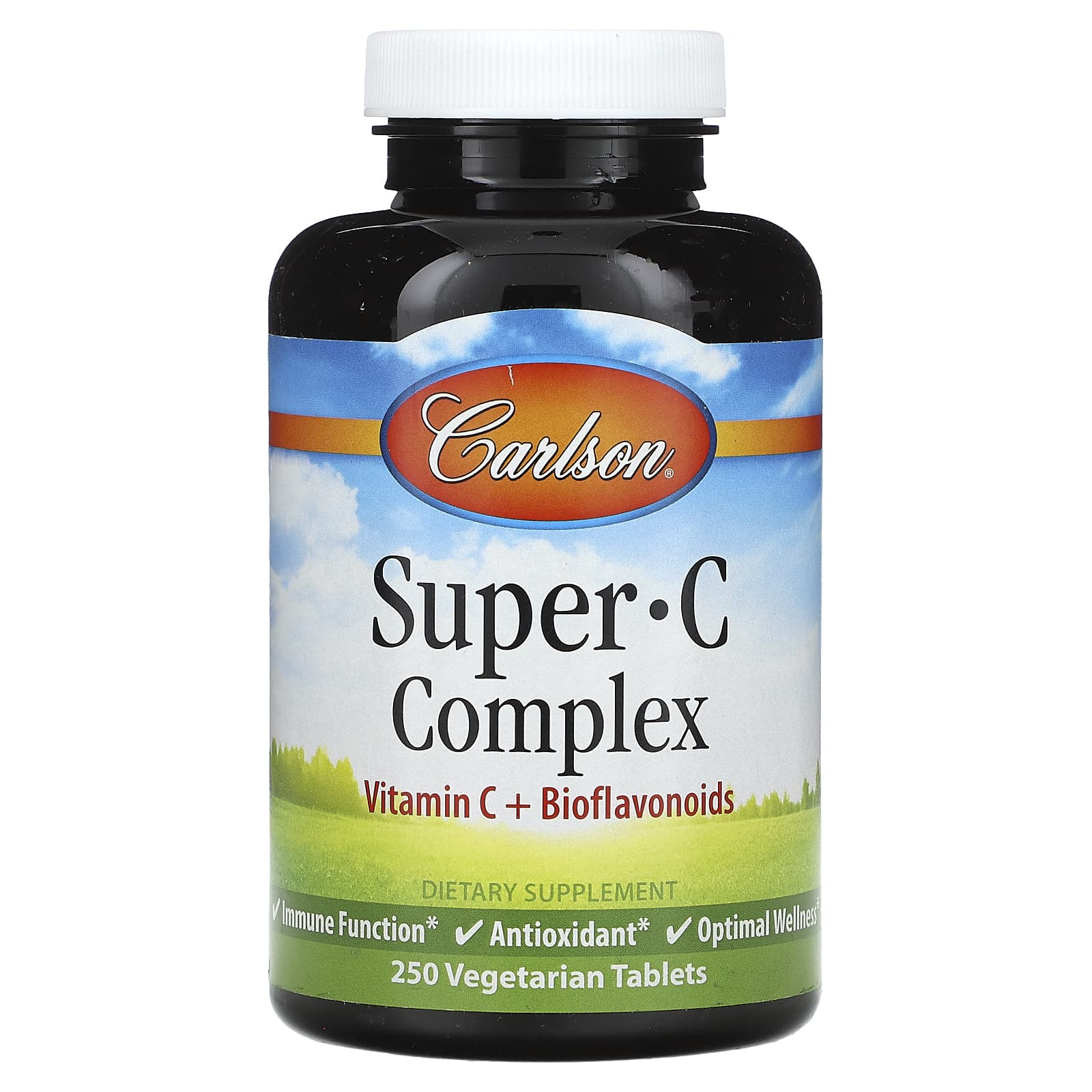 Carlson Labs, Super-C-Complex, 250 Tablets UPC 088395032523 | HiLife Vitamins