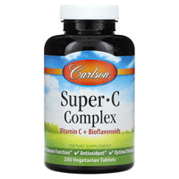 Carlson Labs, Super-C-Complex, 250 Tablets UPC 088395032523 | HiLife Vitamins
