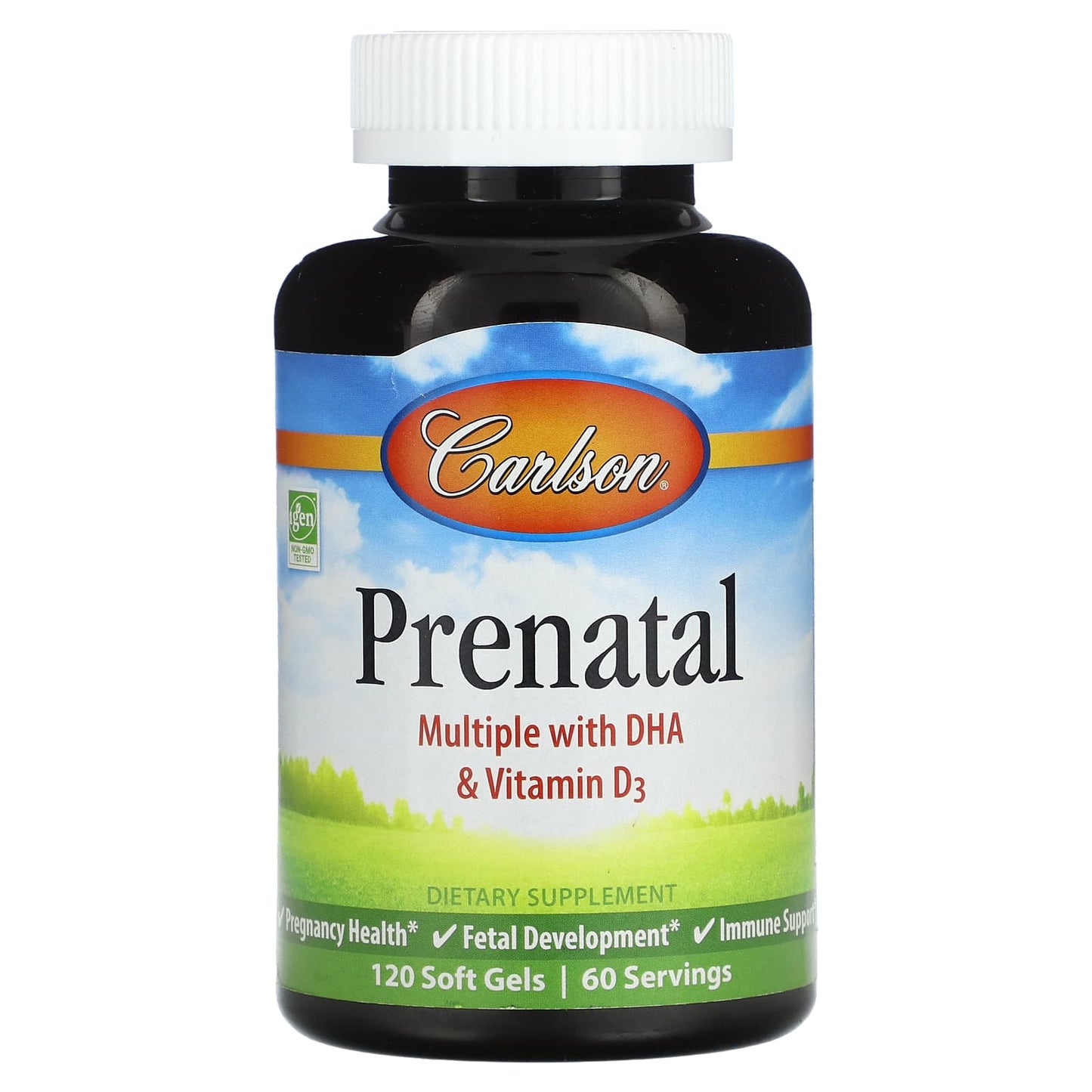 Carlson Labs, Pre-Natal Multi with DHA, 120 Softgels UPC 088395044052 | HiLife Vitamins